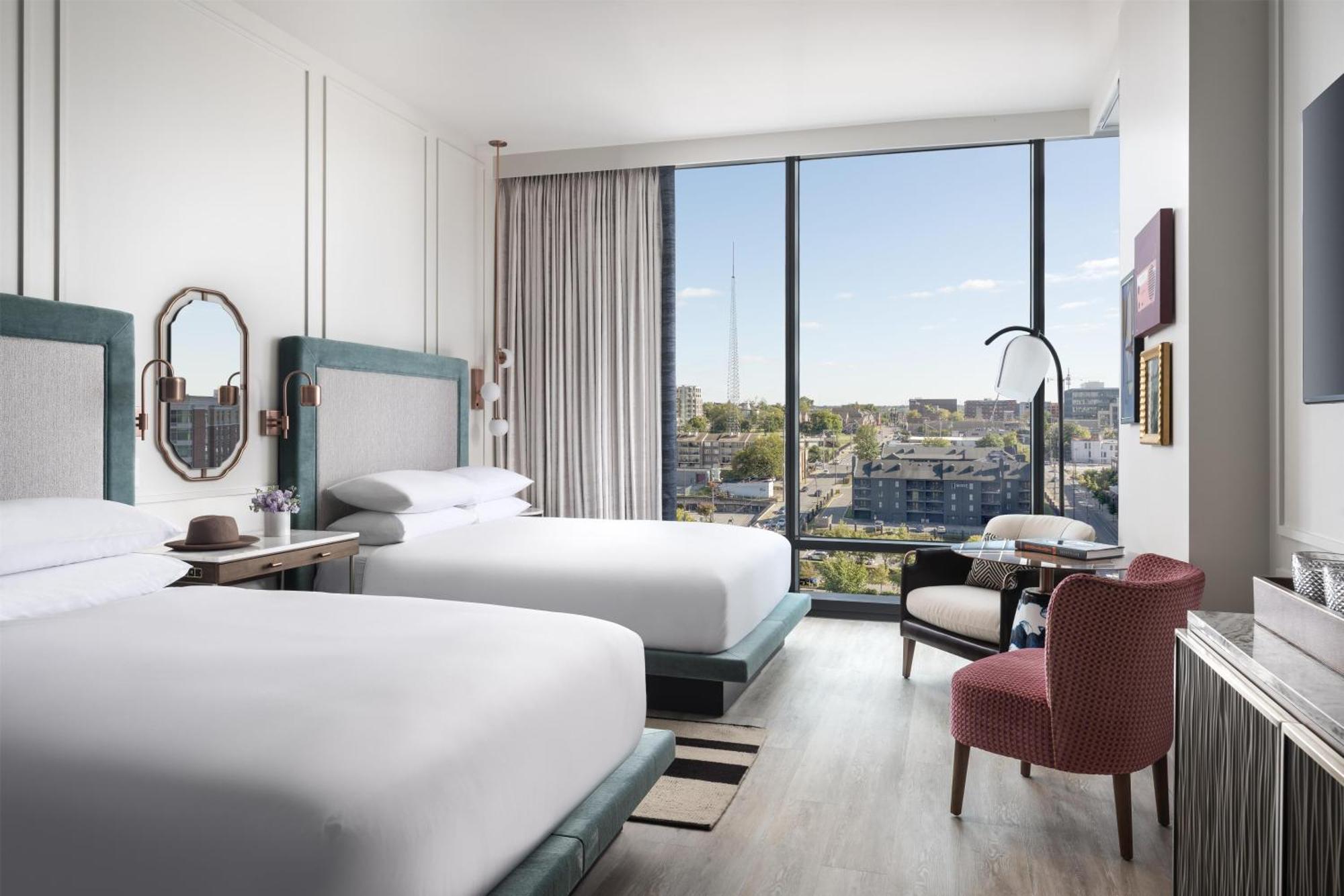 Queen Room Two Queen Beds City View